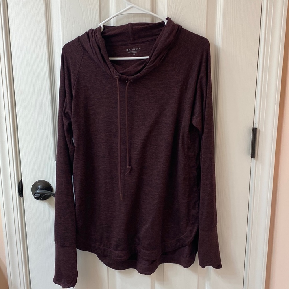 Athleta maroon sweatshirt